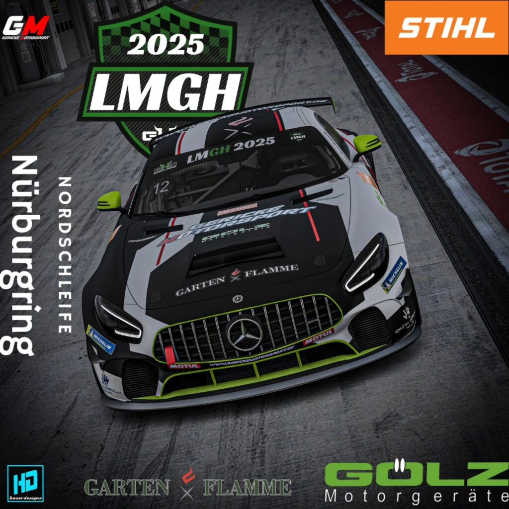 LMGH 2025 – Rennen 2 

Beim zweiten Lauf der LMGH 2025 schicken wir fünf Fahrze…